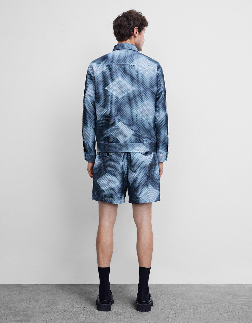 Geometric Print Shorts