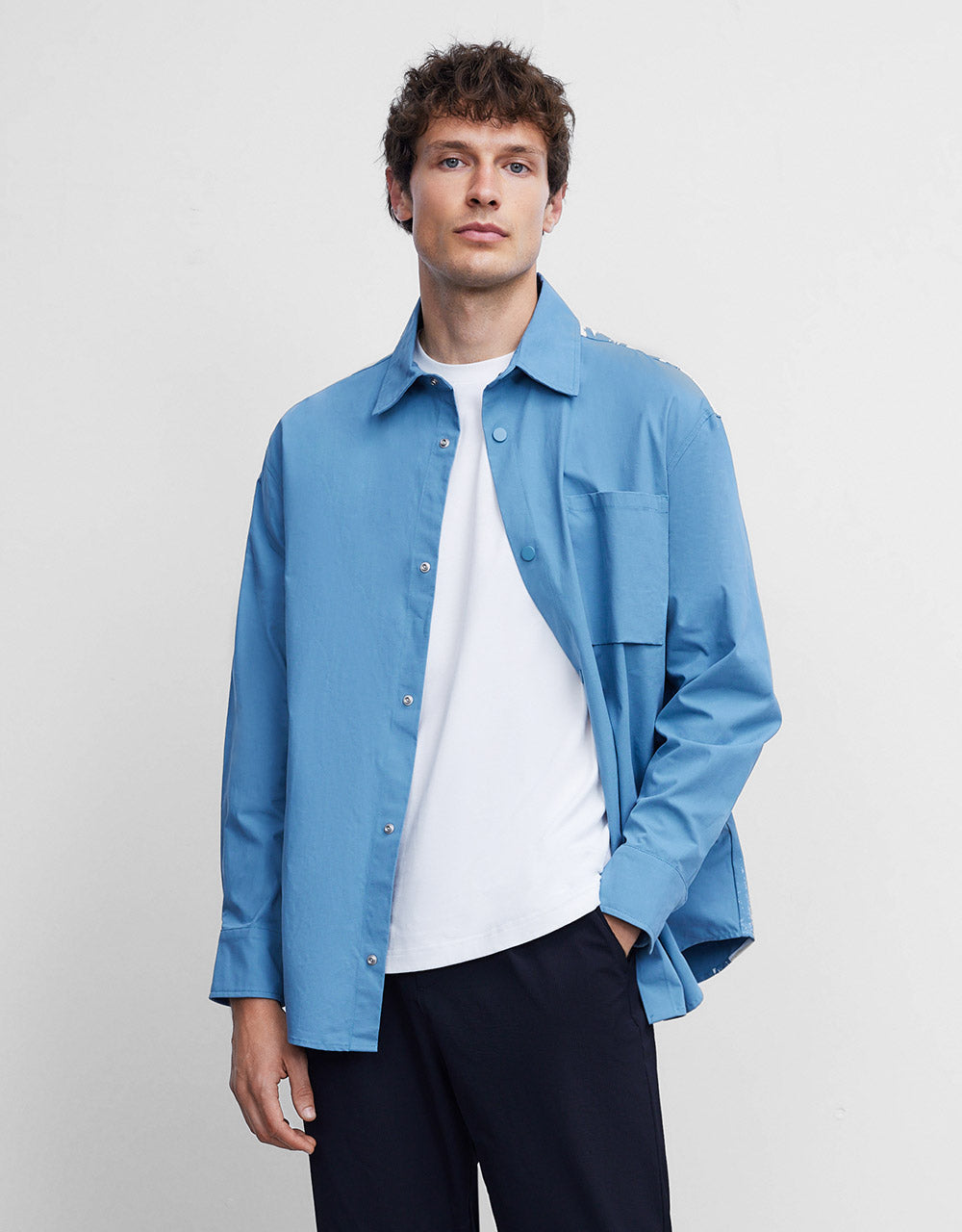 Patch Pocket Button Up Jacket