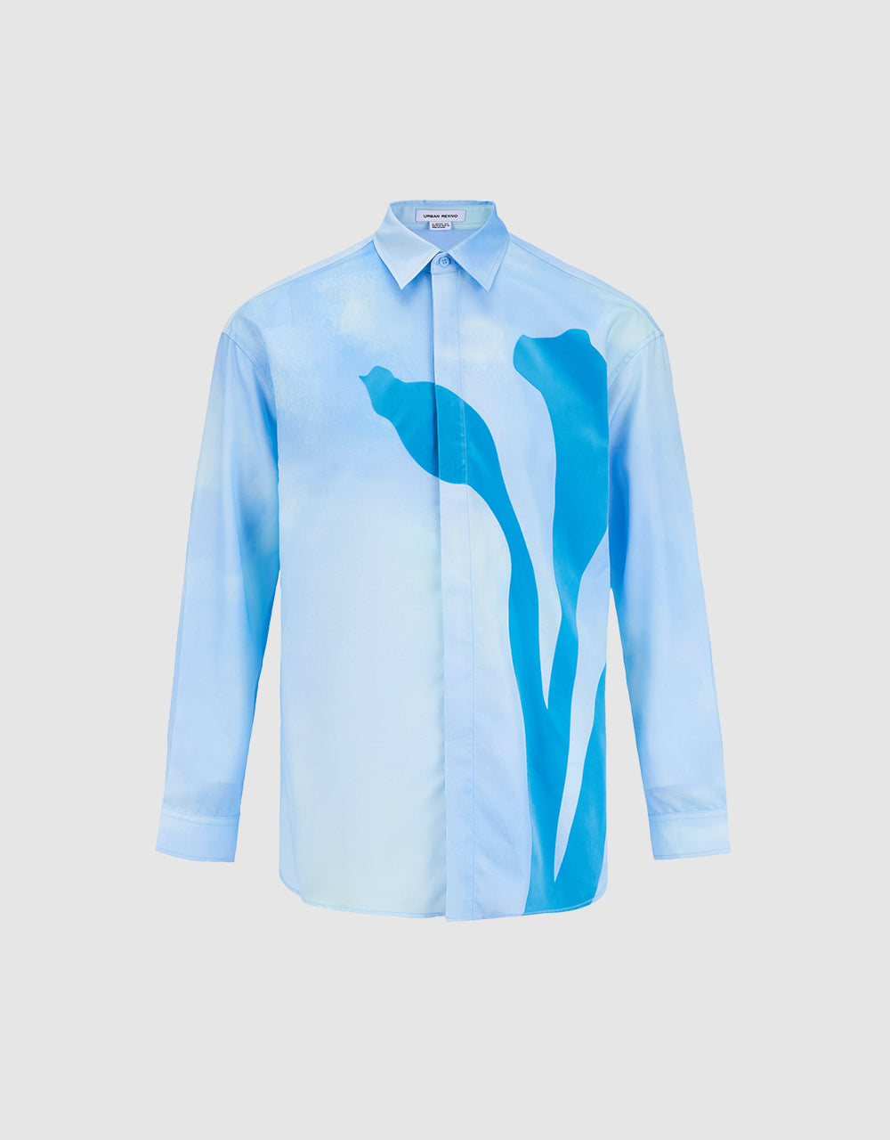 Printed Button Up Shirt