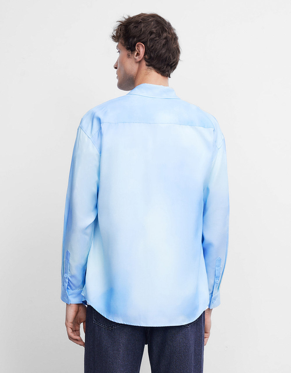 Printed Button Up Shirt