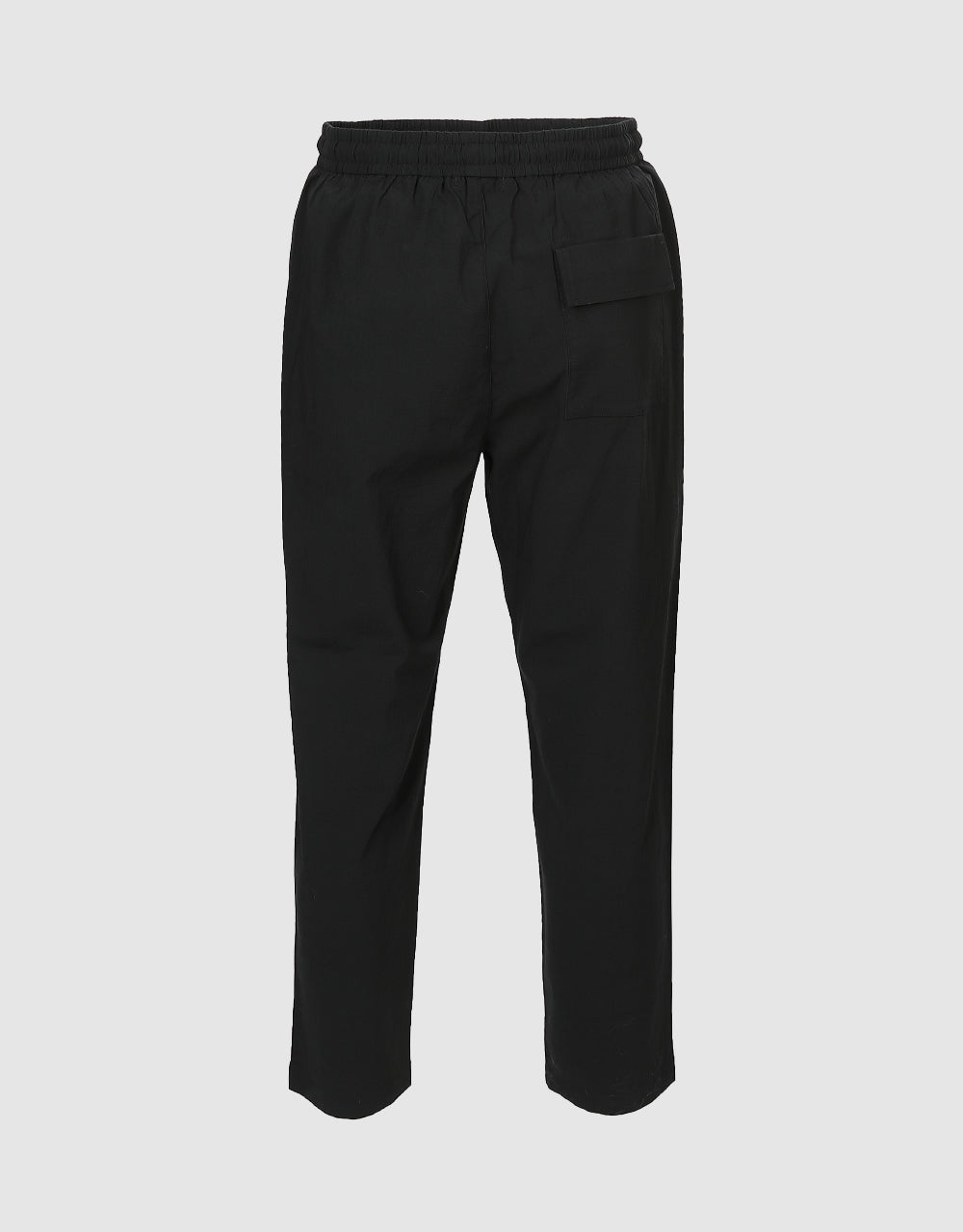 Elastic Waist Straight Pants