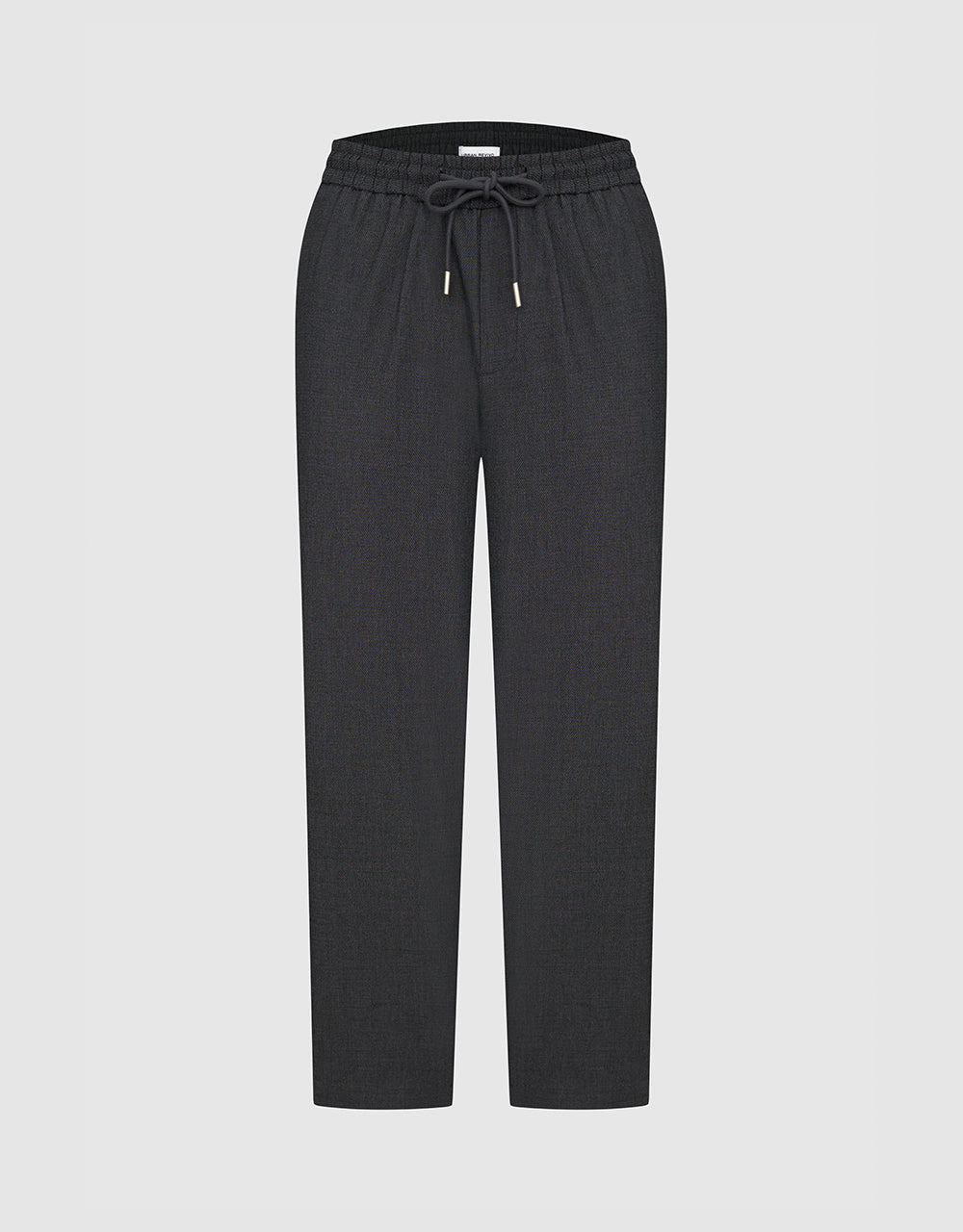 Elastic Waist Straight Pants