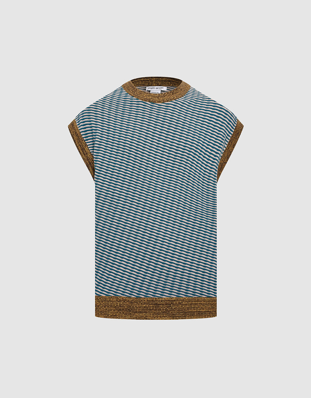 Contrast Color Sweater Vest