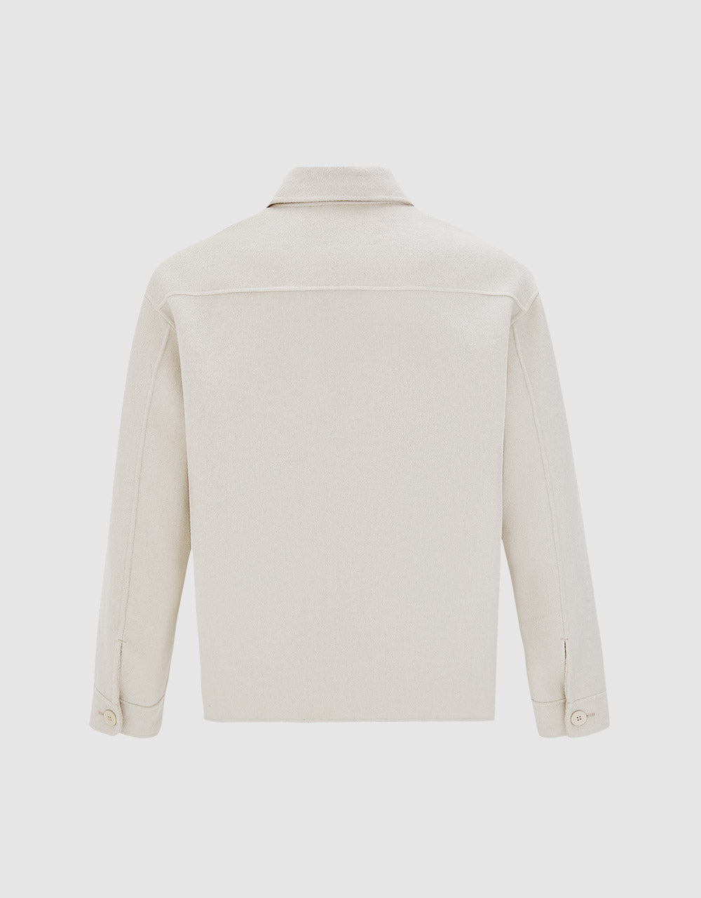 Patch Pocket Woolen Jacket
