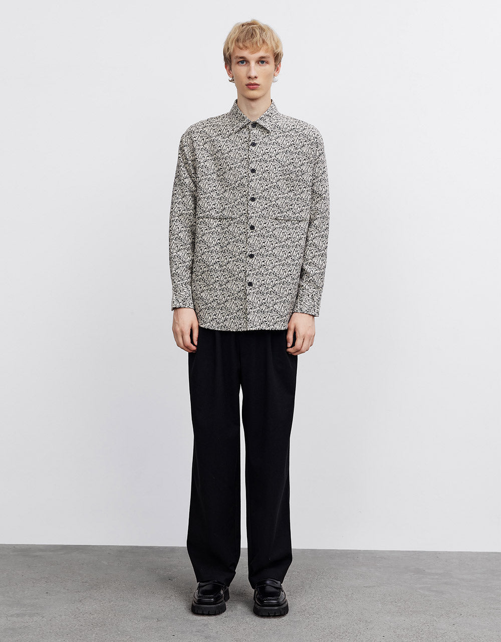 Printed Buttn Up Shirt
