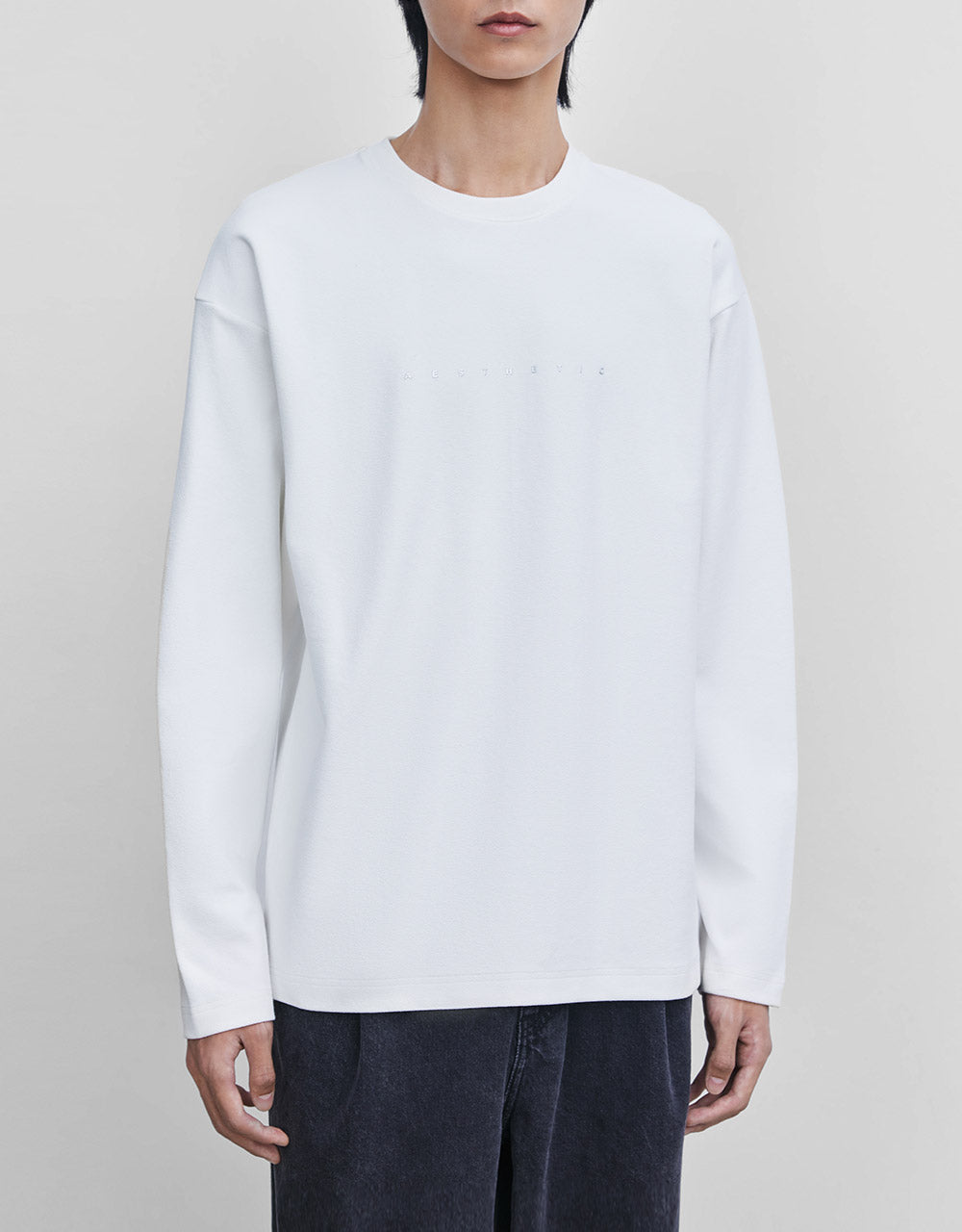Letter Detail Sweatshirt