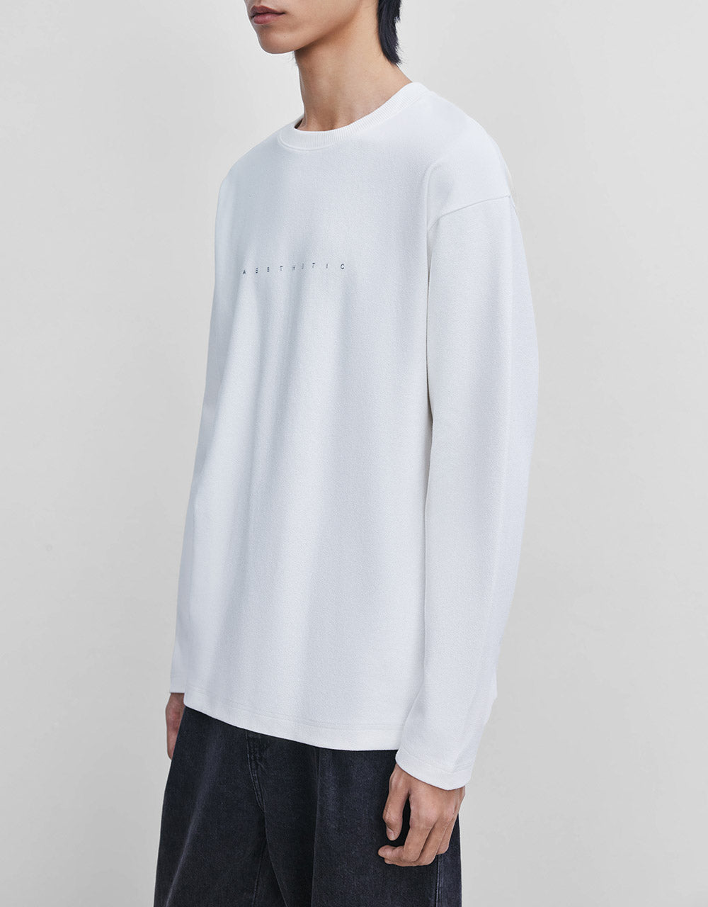Letter Detail Sweatshirt