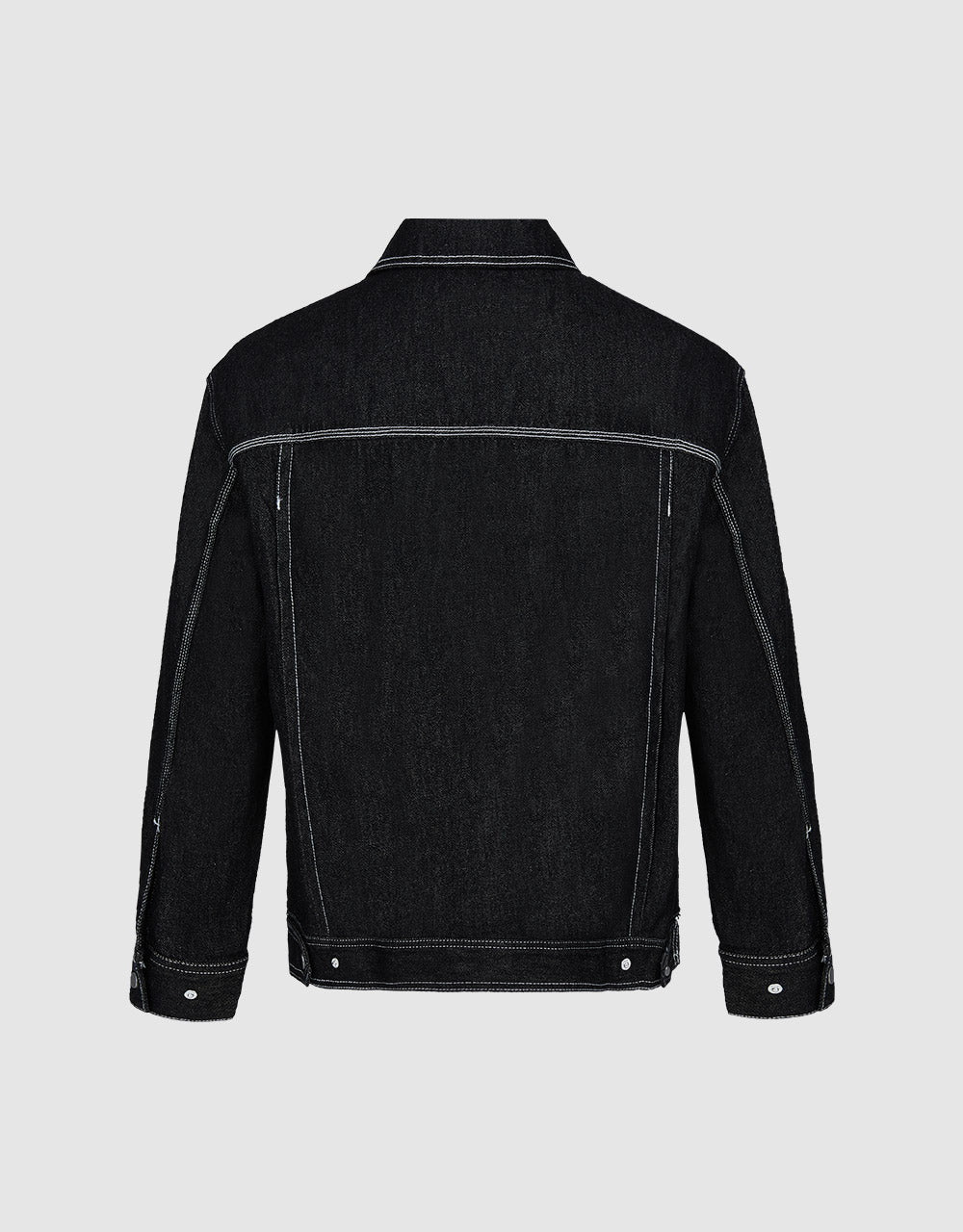 Zip Up Denim Jacket
