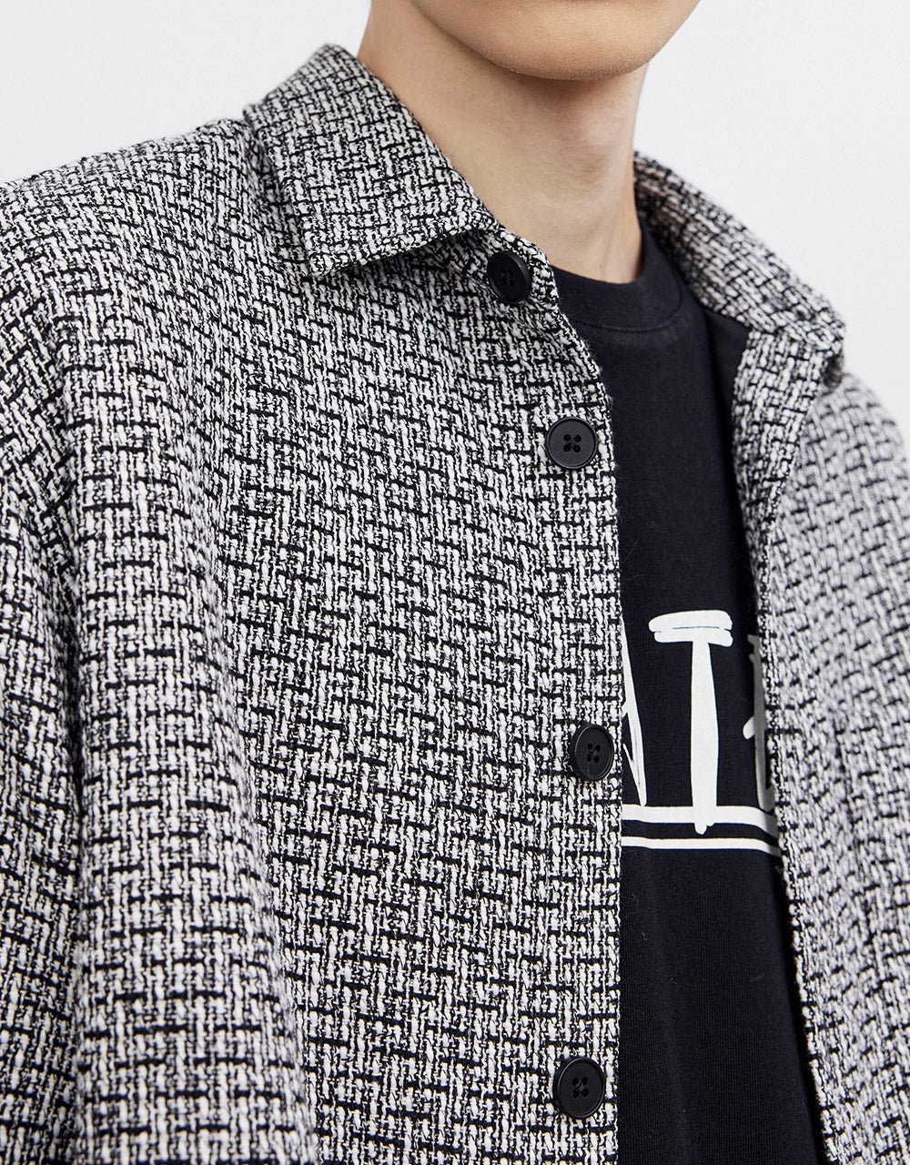 Patch Pocket Printed Shirt