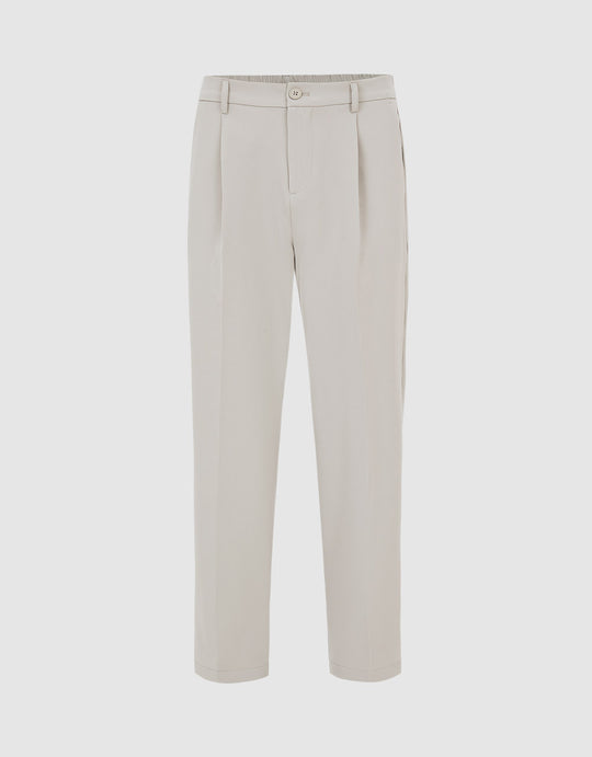 Pleated Straight Pants