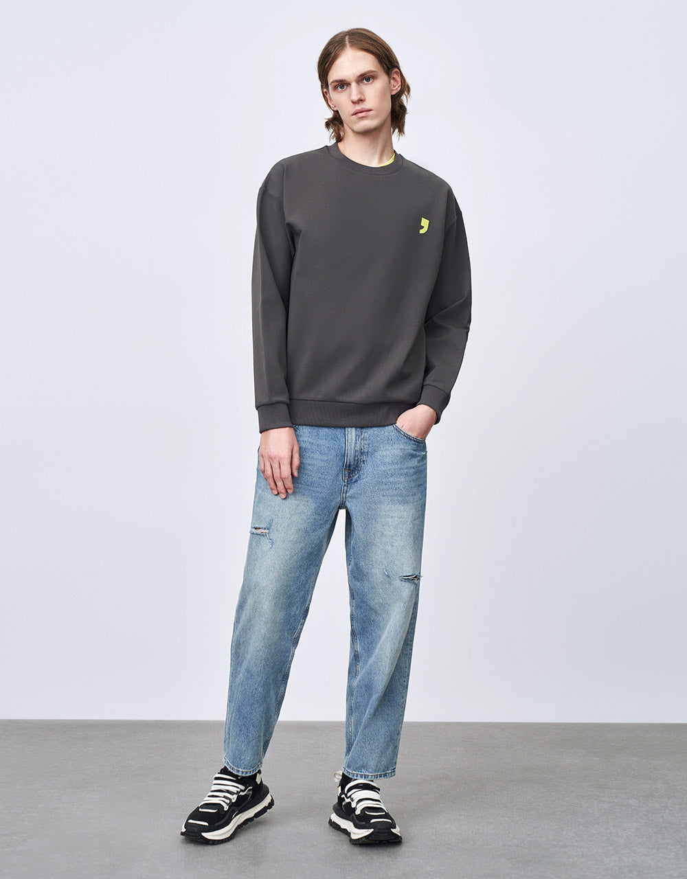 Comma Print Sweatshirt