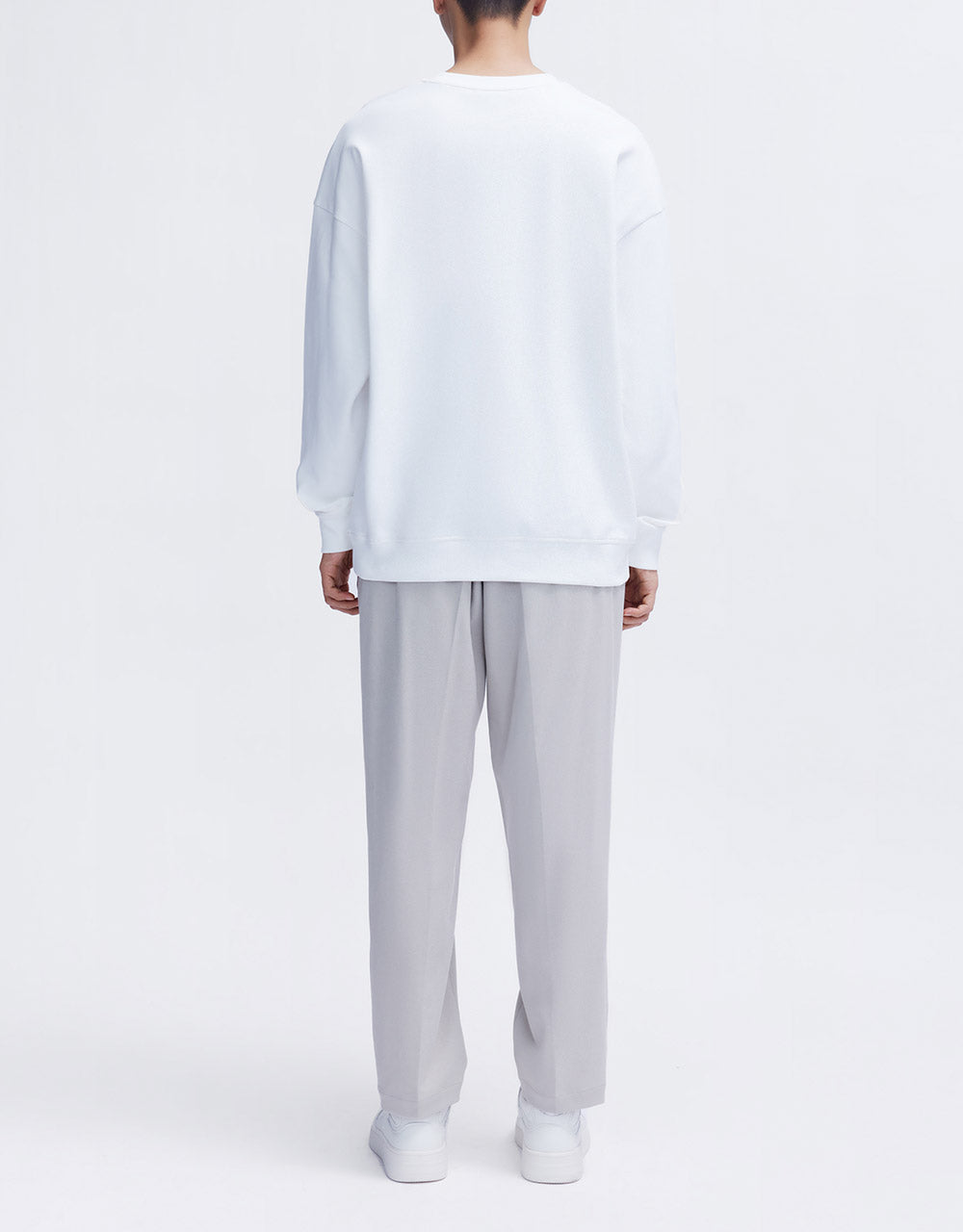 Pleated Straight Pants