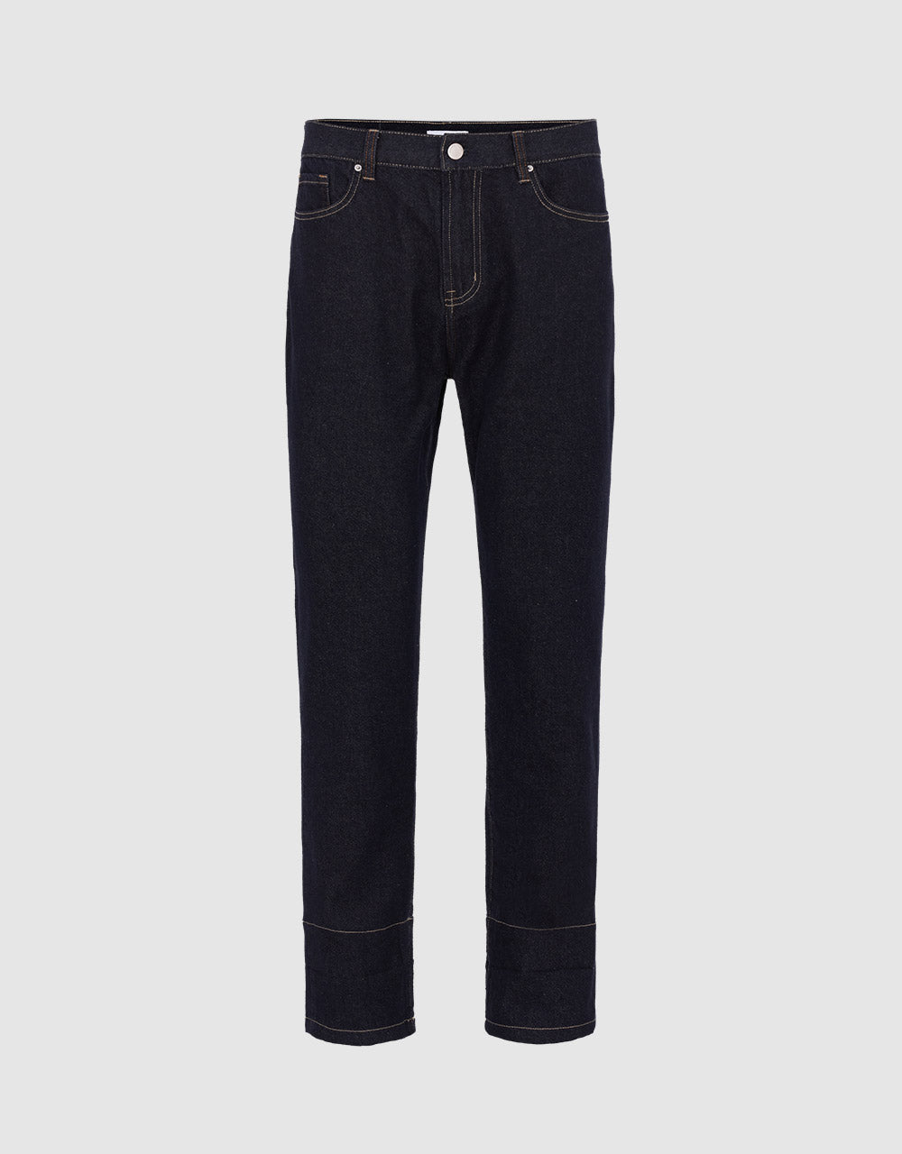 Roll Up Straight Jeans