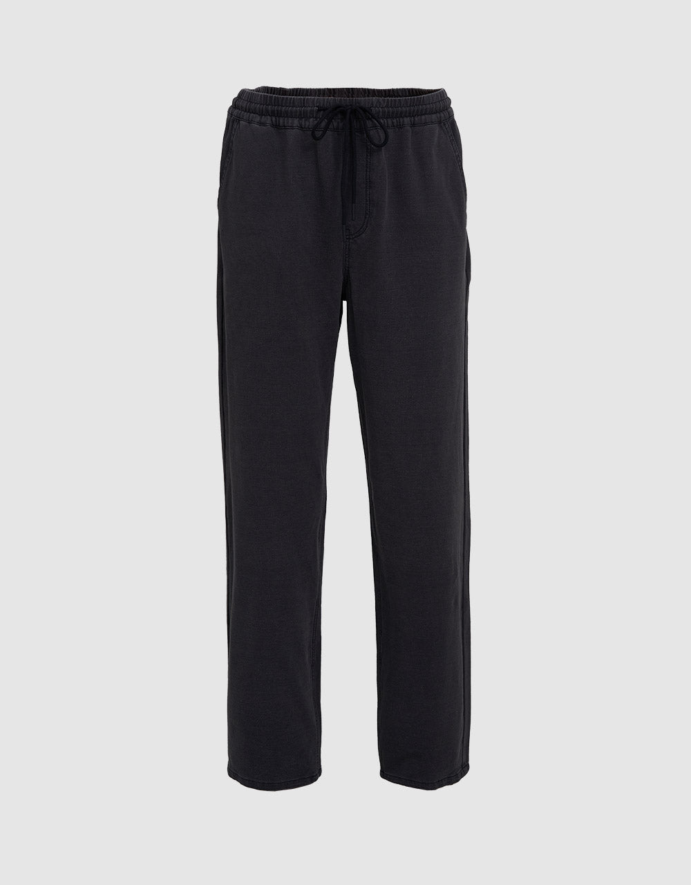 Elastic Waist Straight Jeans