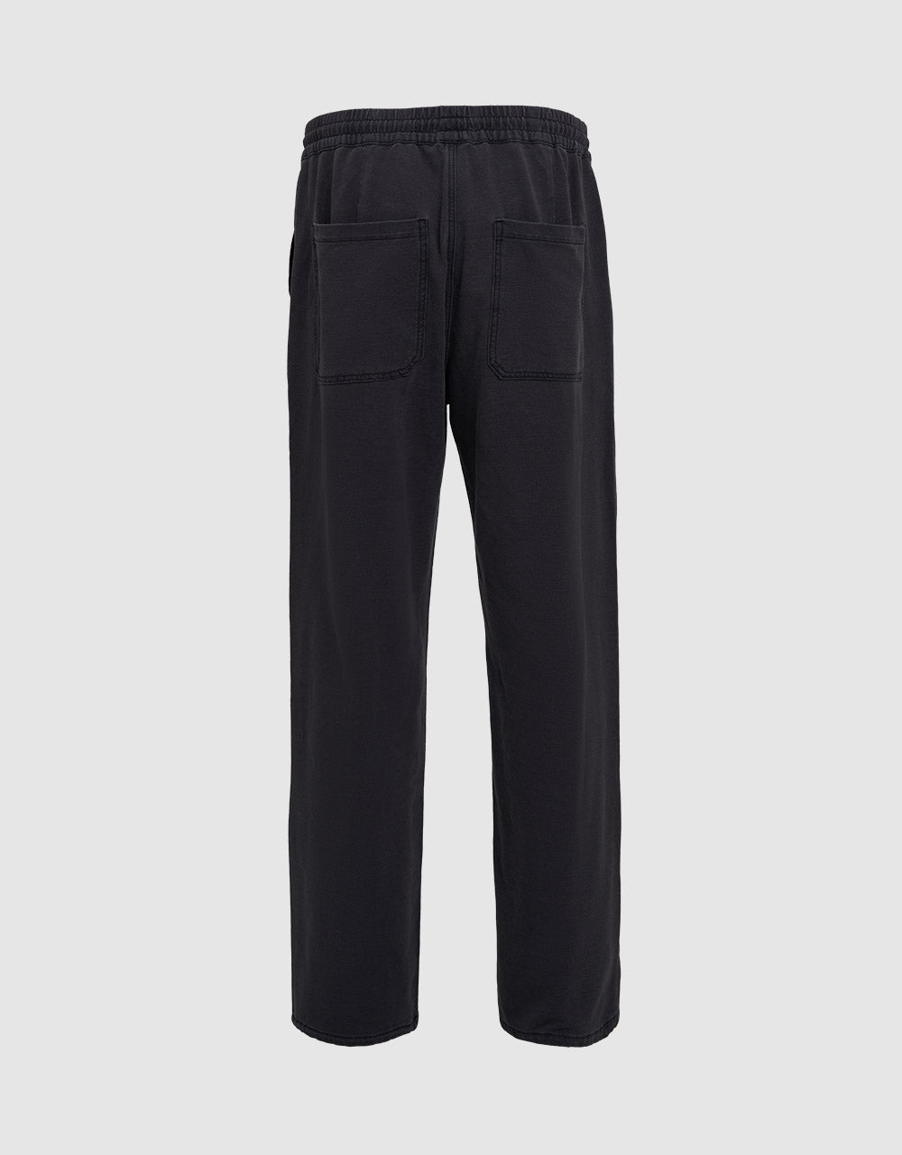Elastic Waist Straight Jeans