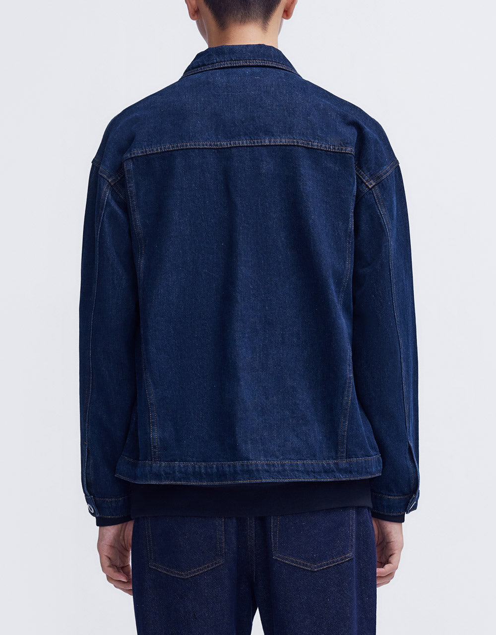 Contrast Stitch Denim Jacket