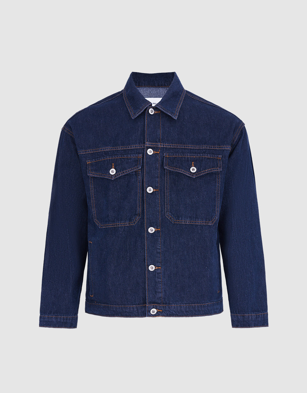 Contrast Stitch Denim Jacket