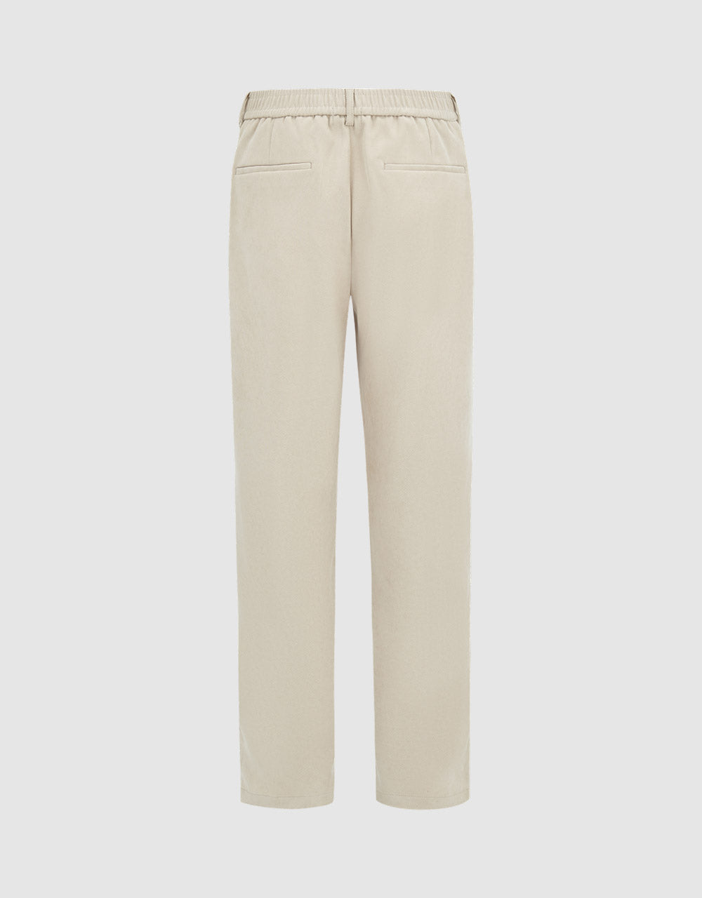 Pleated Straight Pants
