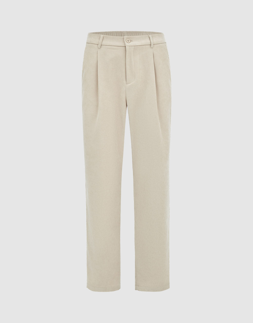Pleated Straight Pants