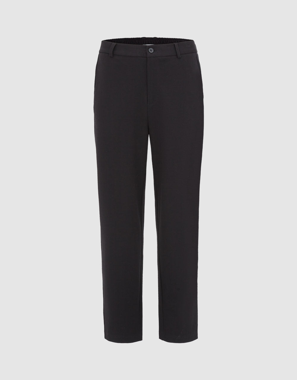 Mid Waist Straight Pants