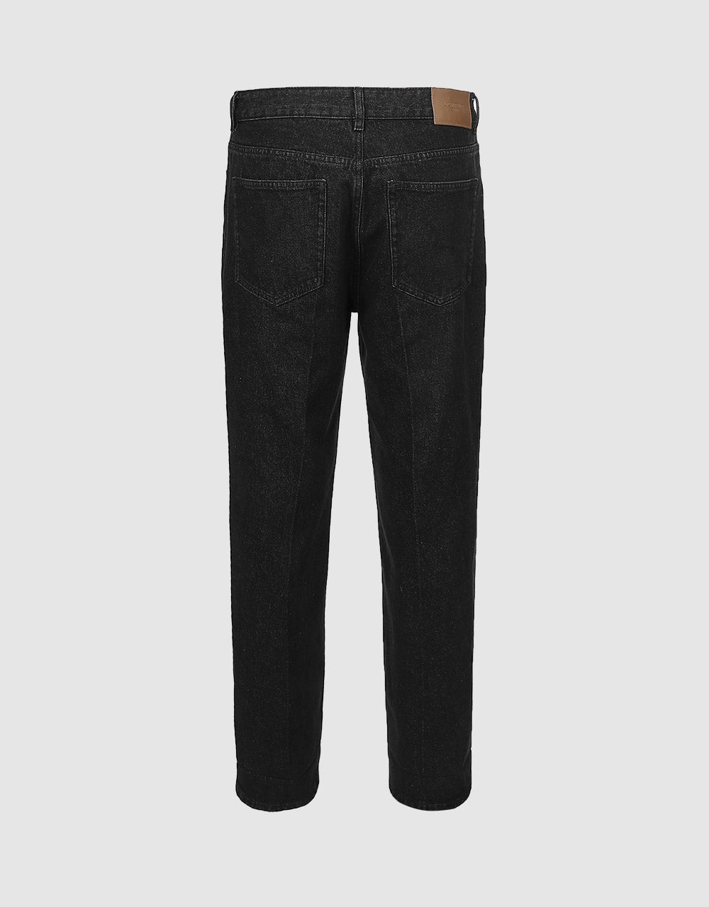 Roll Up Hem Straight Jeans