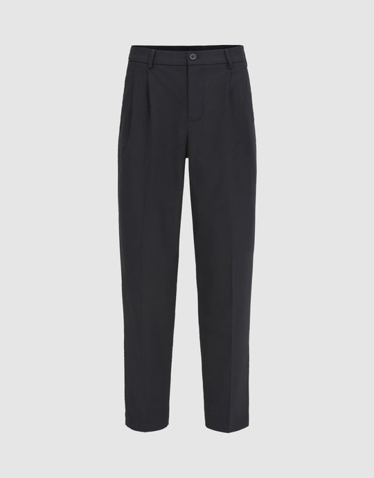 Pleated Straight Pants