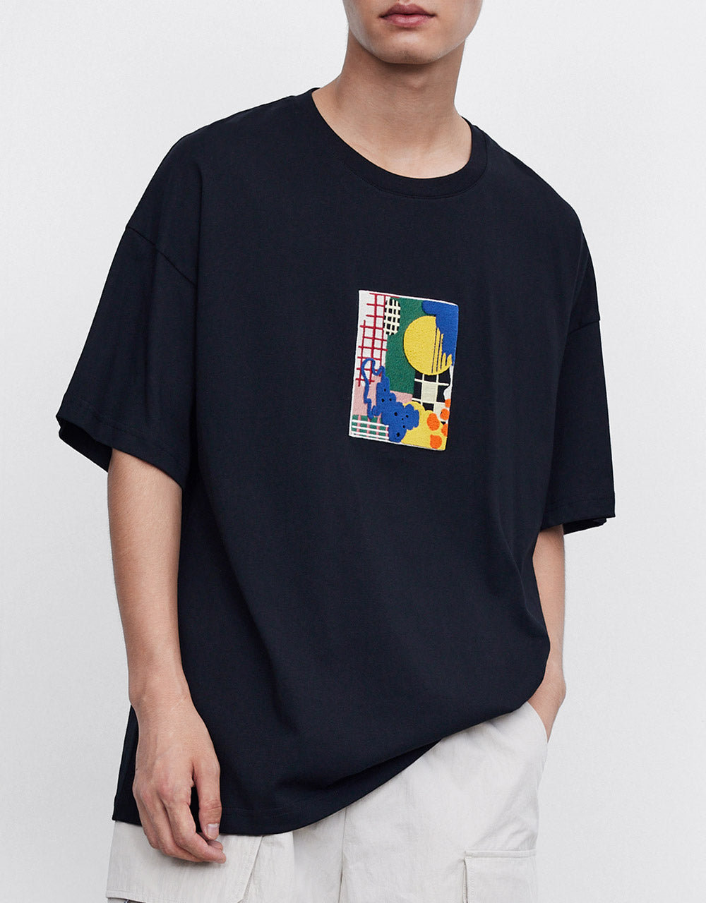 Combination Print Shirt