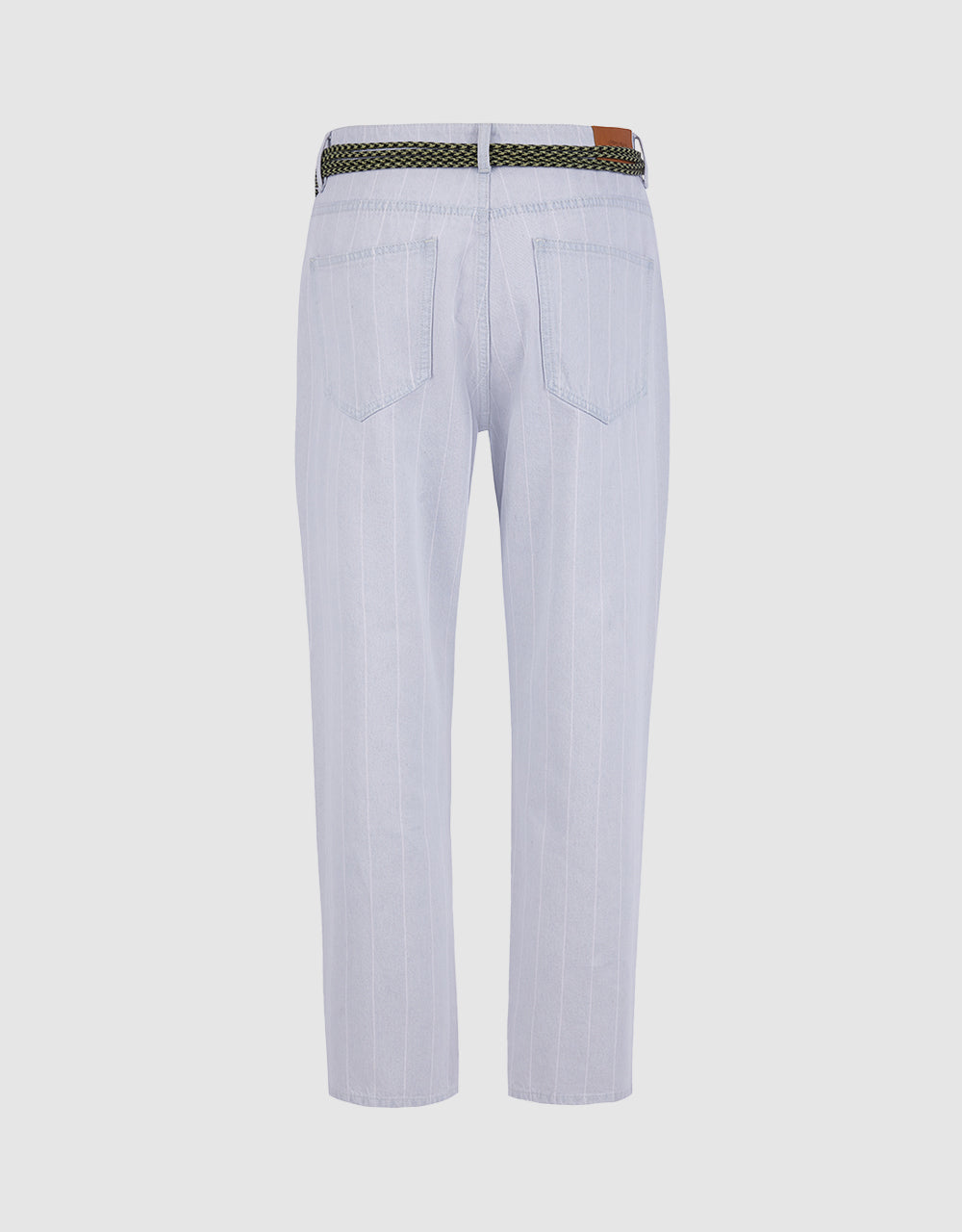 Striped Jeans With Belt