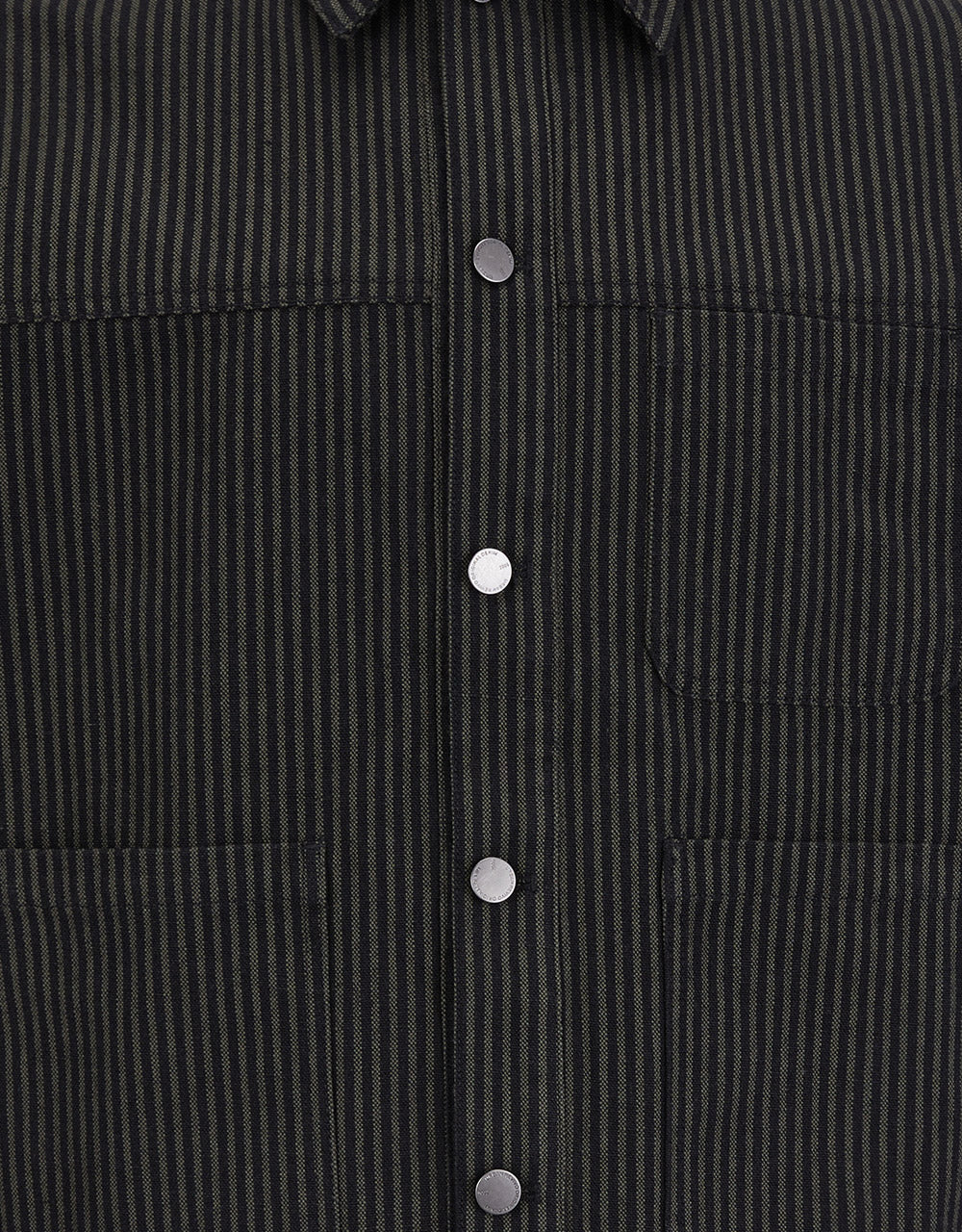 Striped Shirt Jacket