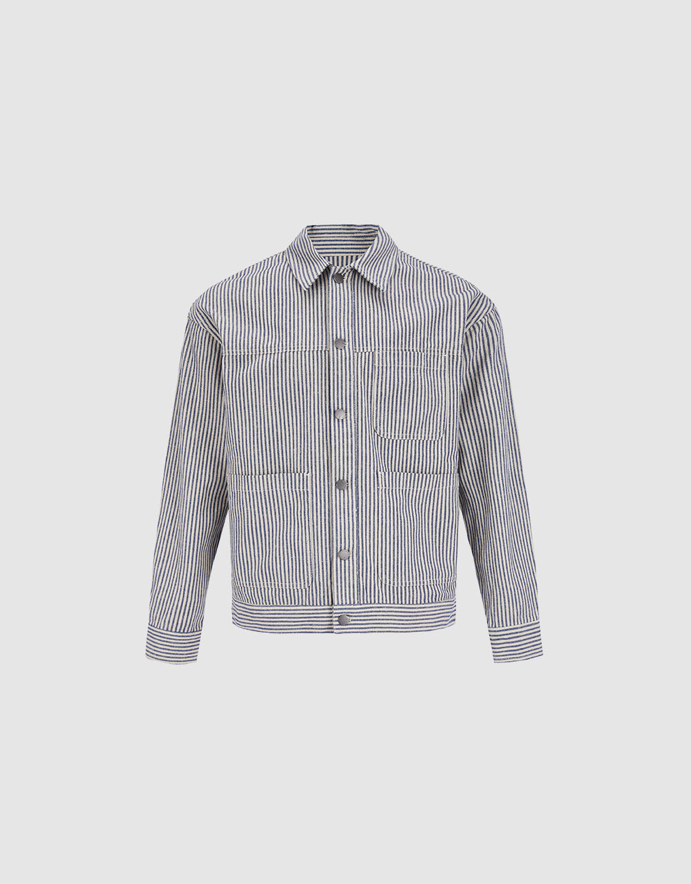 Striped Shirt Jacket