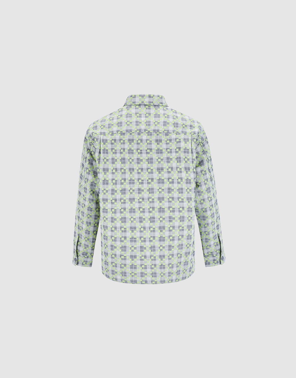 Plaid Buttoned Jacket