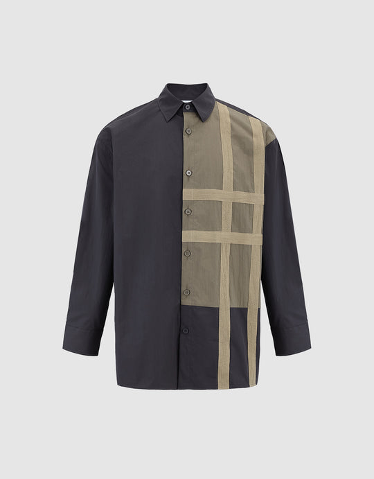 Colorblock Button Up Shirt