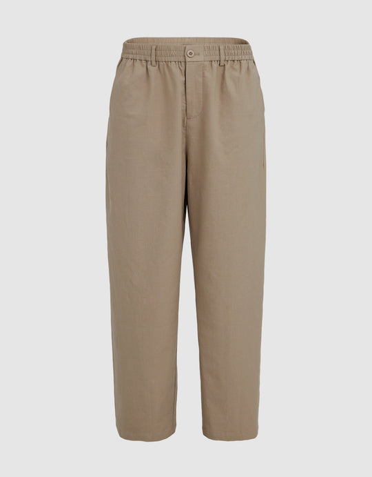 Elastic Waist Cargo Pants
