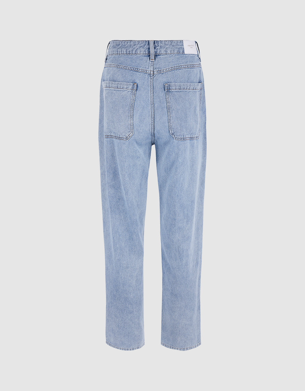 High Waist Bermuda Jeans