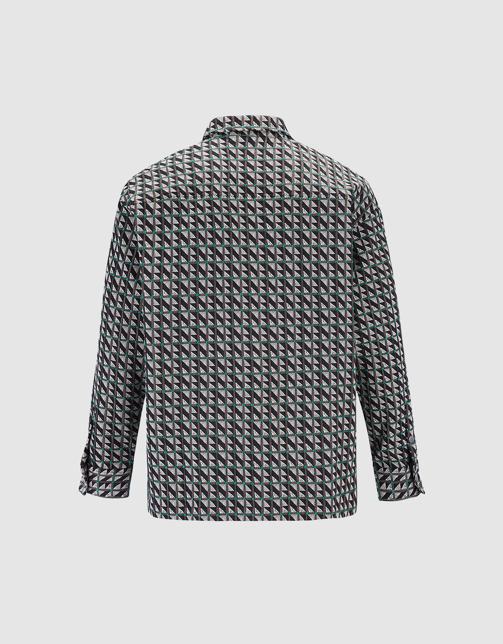 Geometric Print Jacket