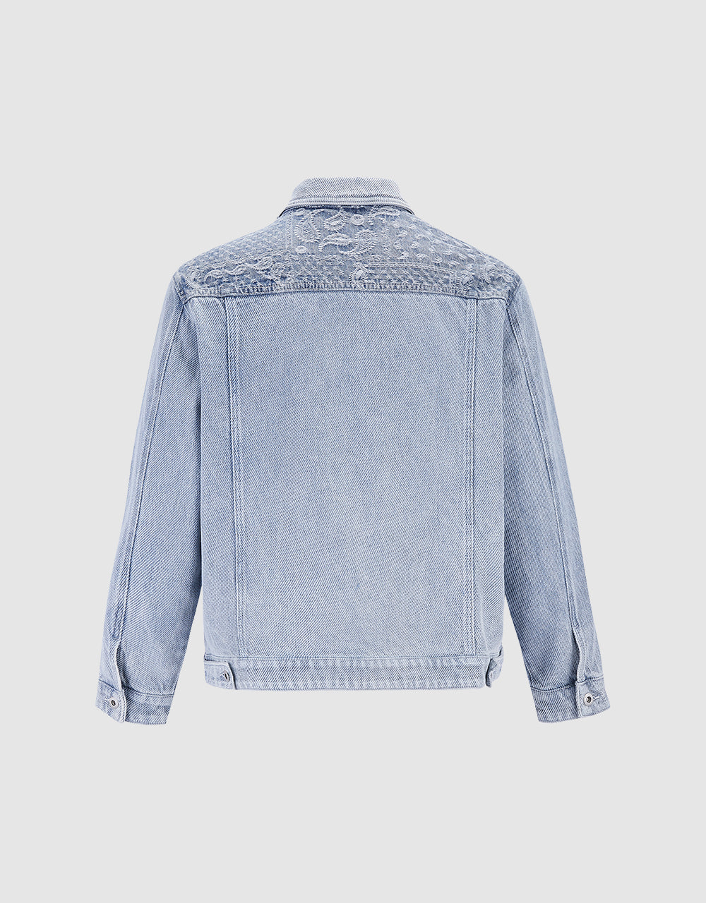 Paisley Print Denim Jacket