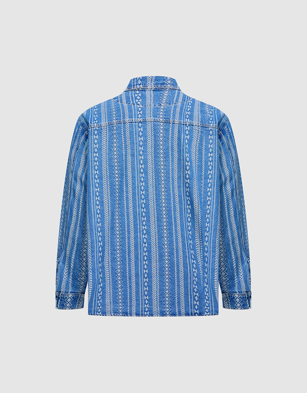 Embroidered Denim Shirt