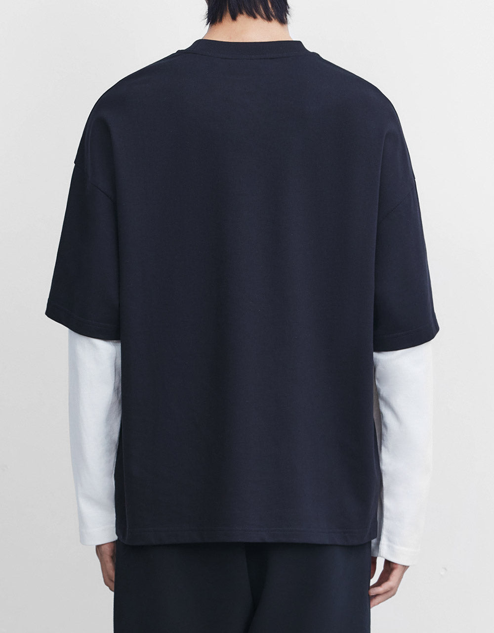 Combination Embroidered T-Shirt