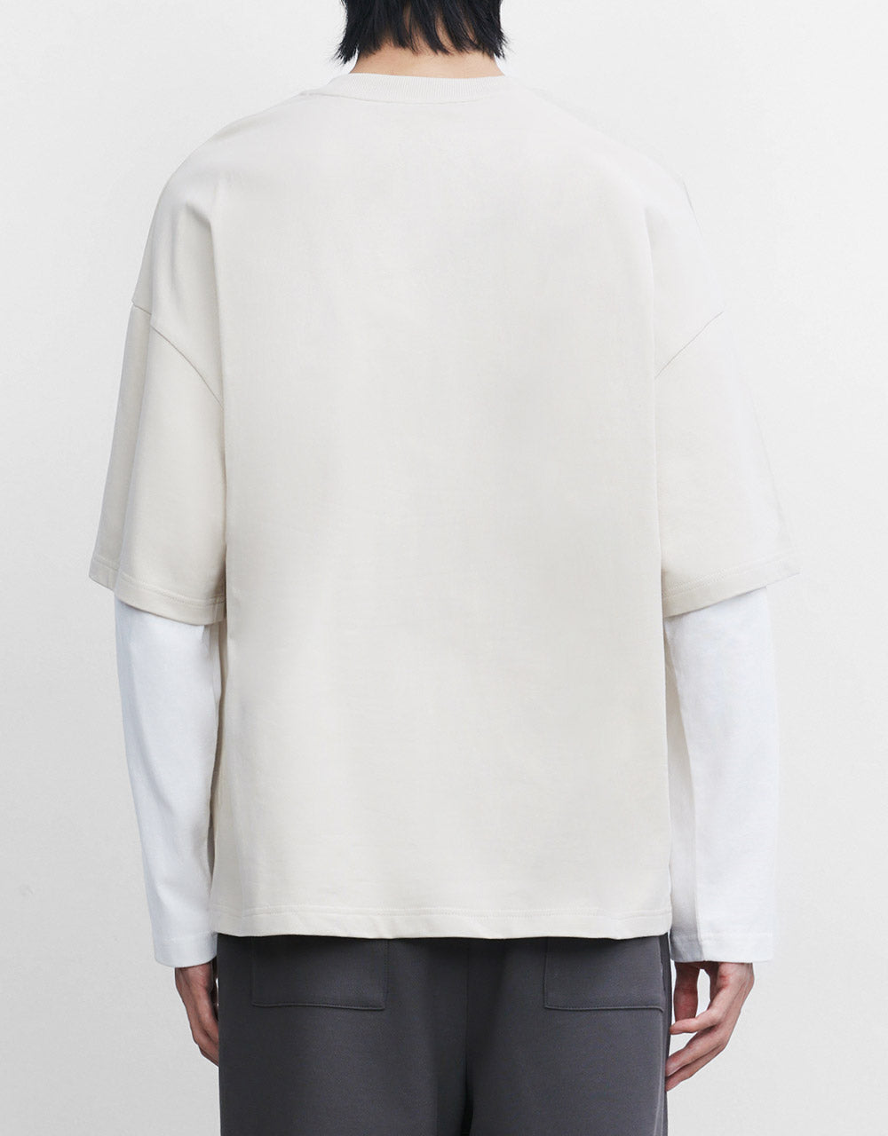 Combination Embroidered T-Shirt