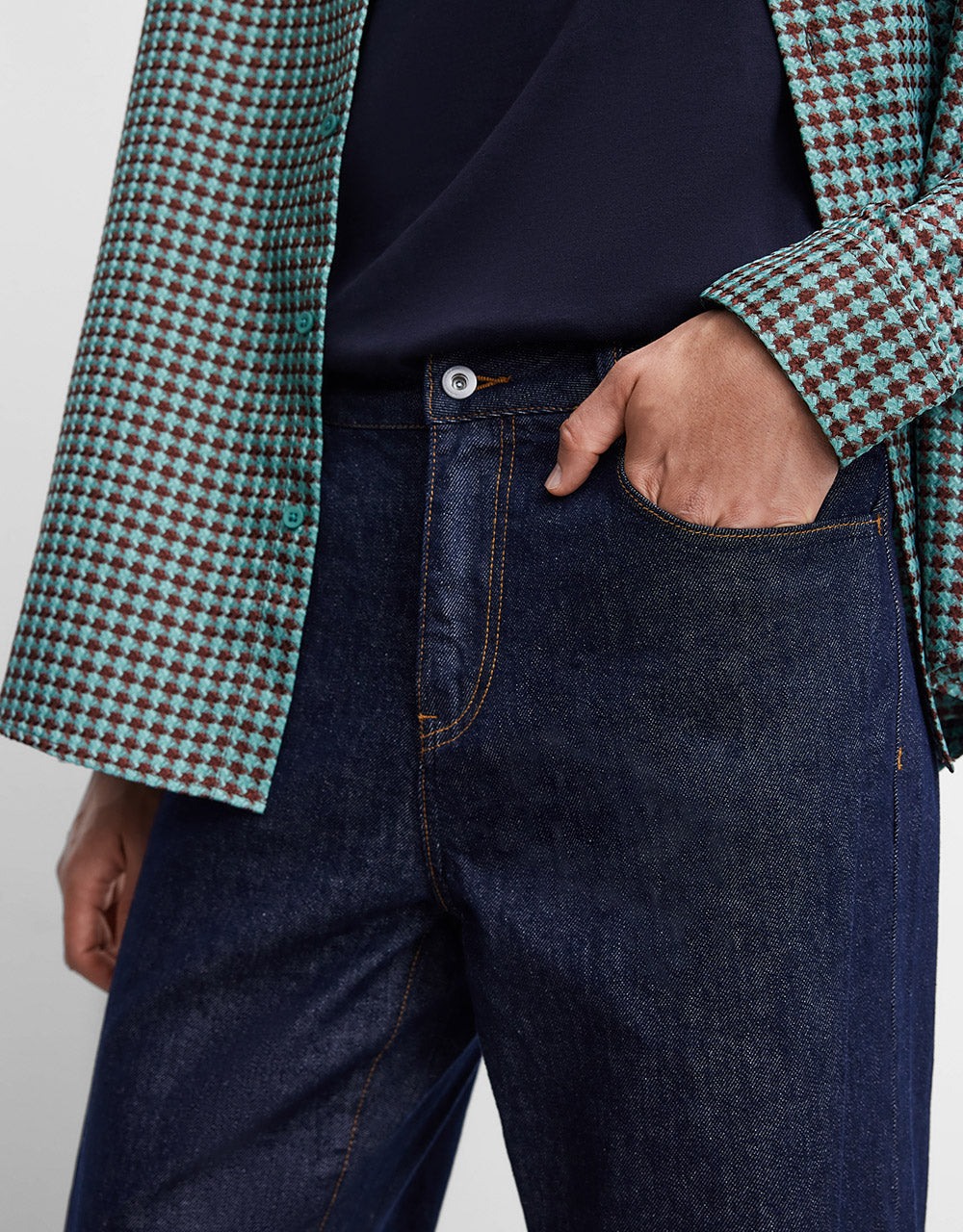 Roll Up Hem Jeans