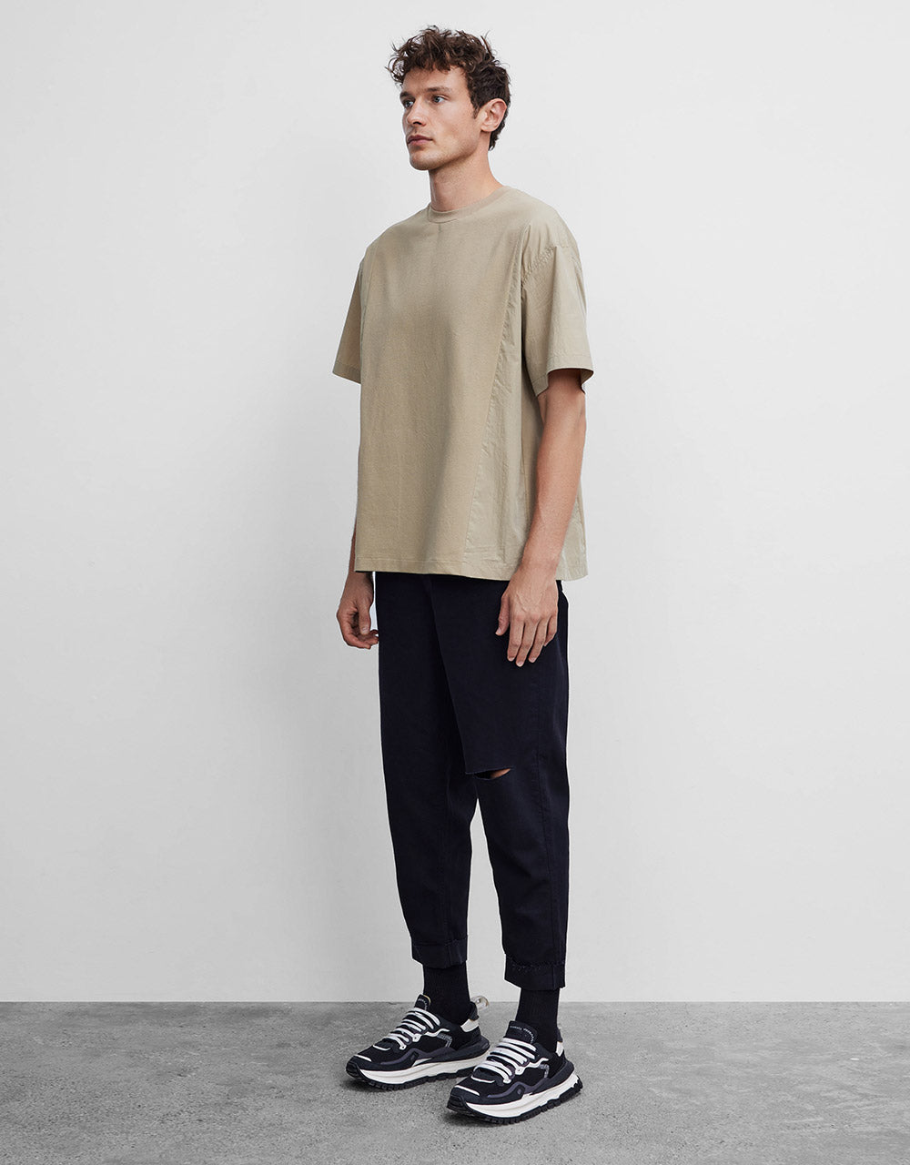 Combination Oversized T-Shirt