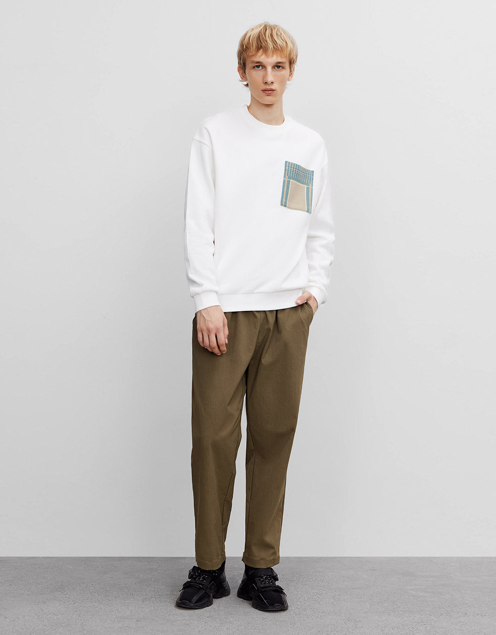 Utility Pocket Oversized Straight Pants