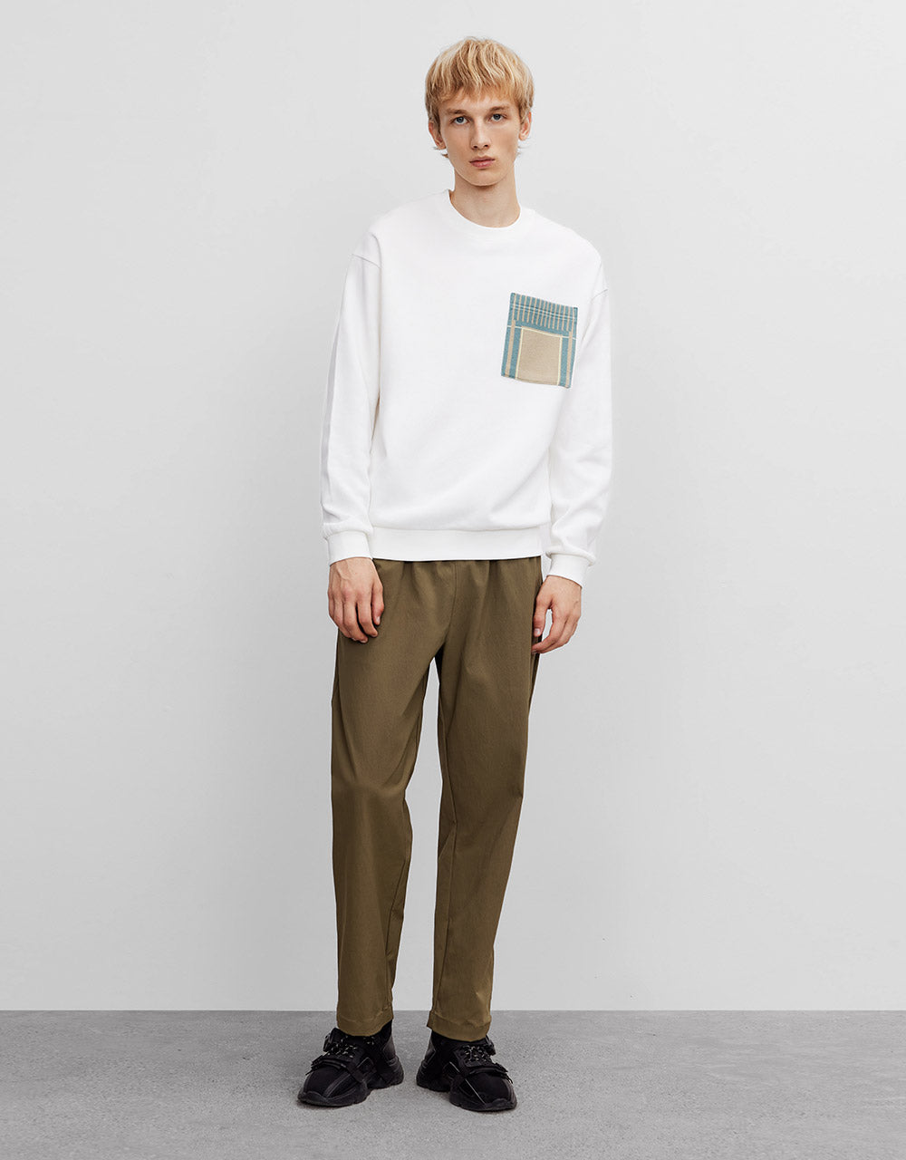 Utility Pocket Oversized Straight Pants