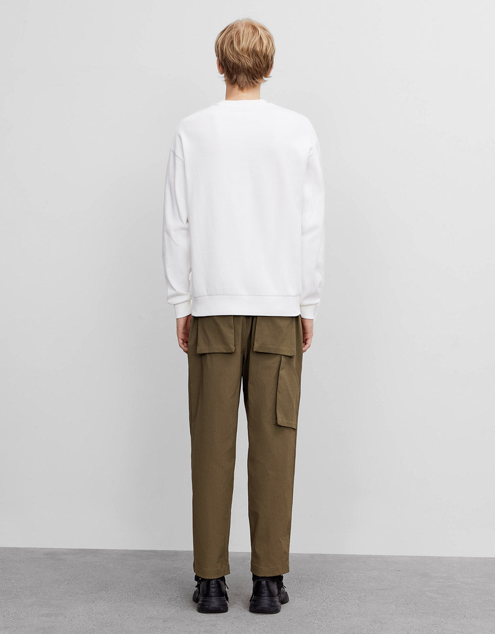 Utility Pocket Oversized Straight Pants