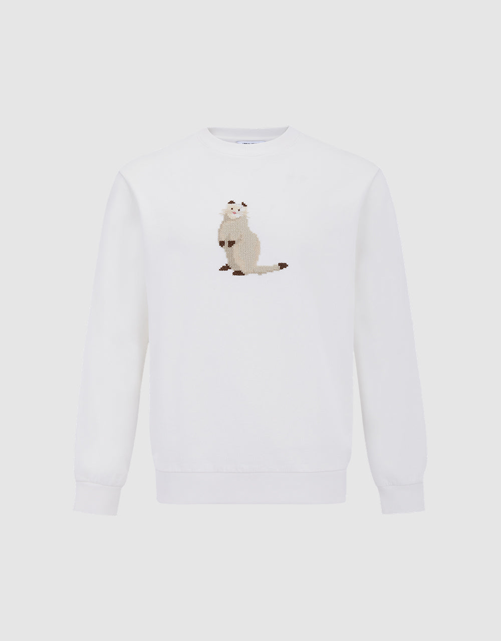 Animal Embroidered Sweatshirt