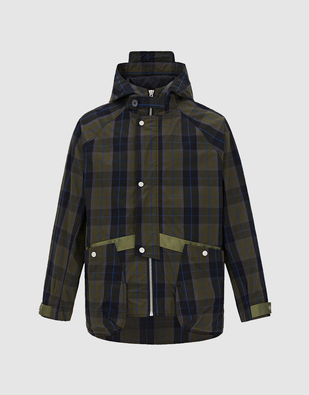 Plaid Hooded Jacket