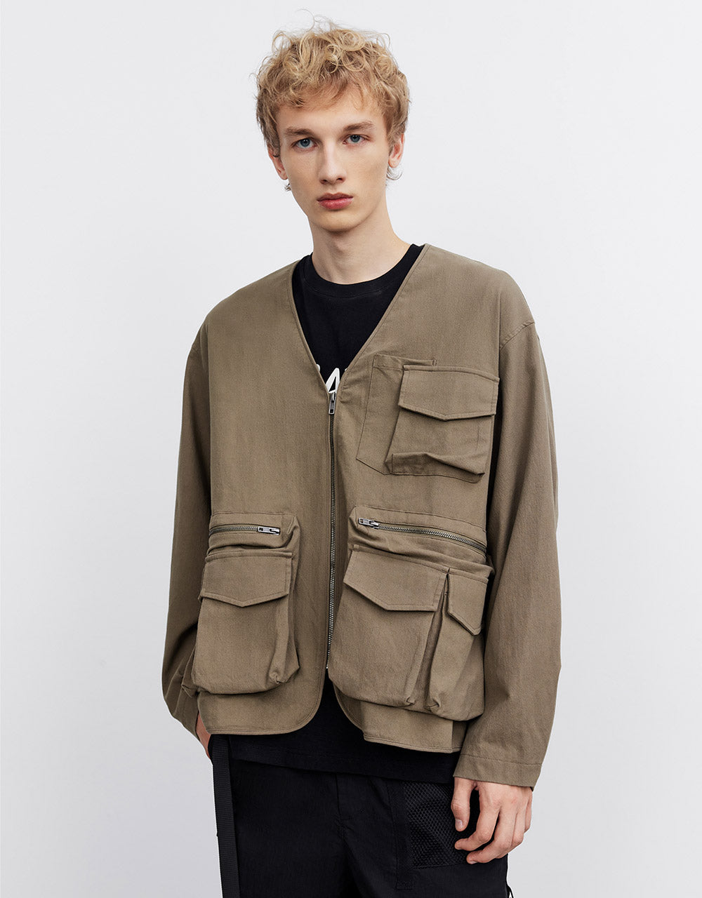 Utility Pocket Oversized Jacket