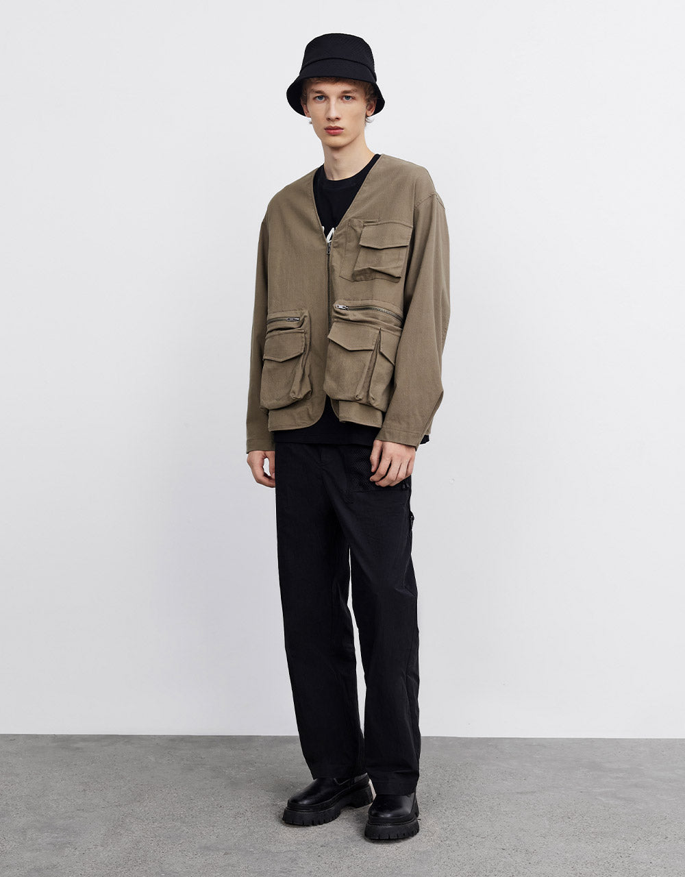 Utility Pocket Oversized Jacket