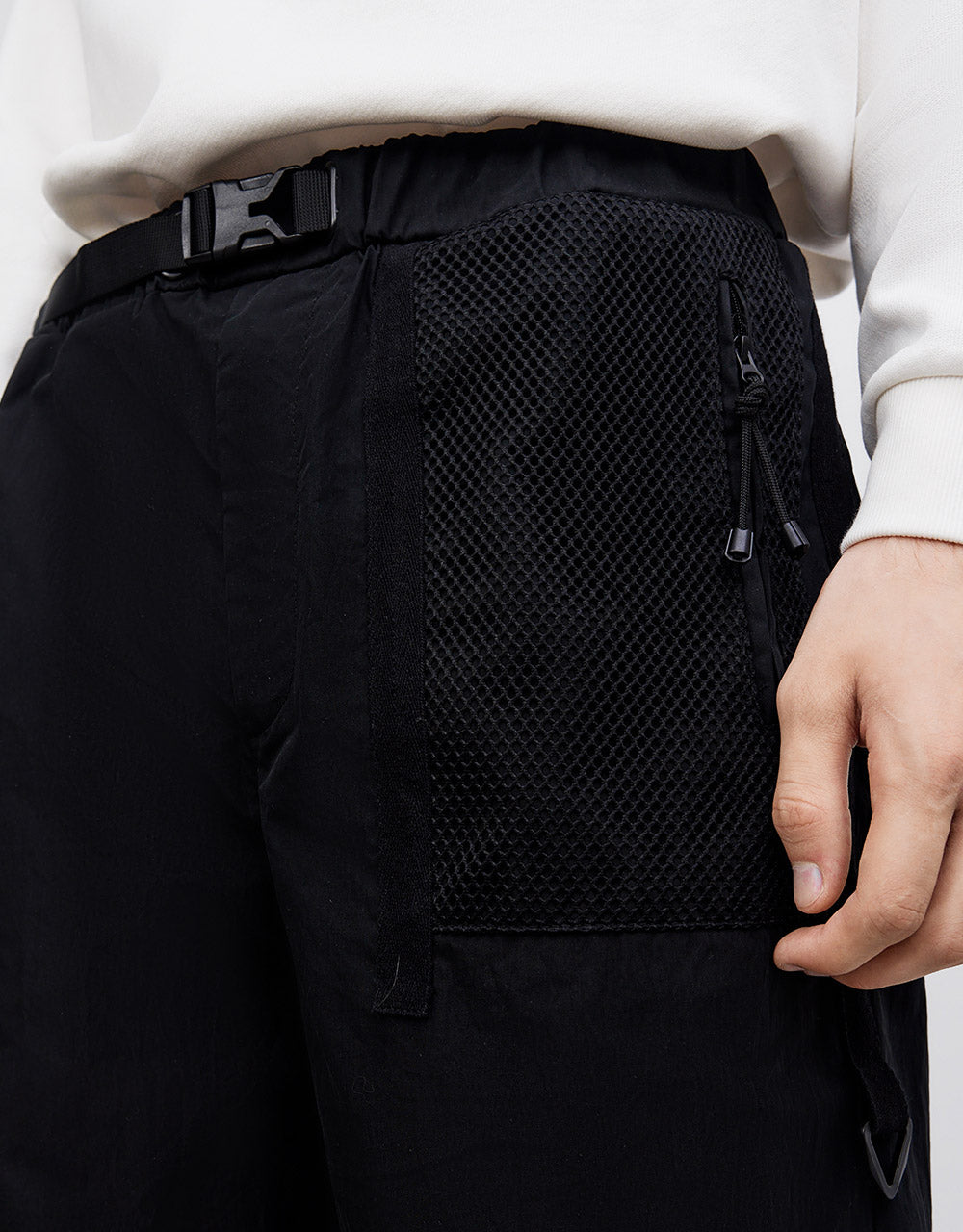 Belted Straight Pants