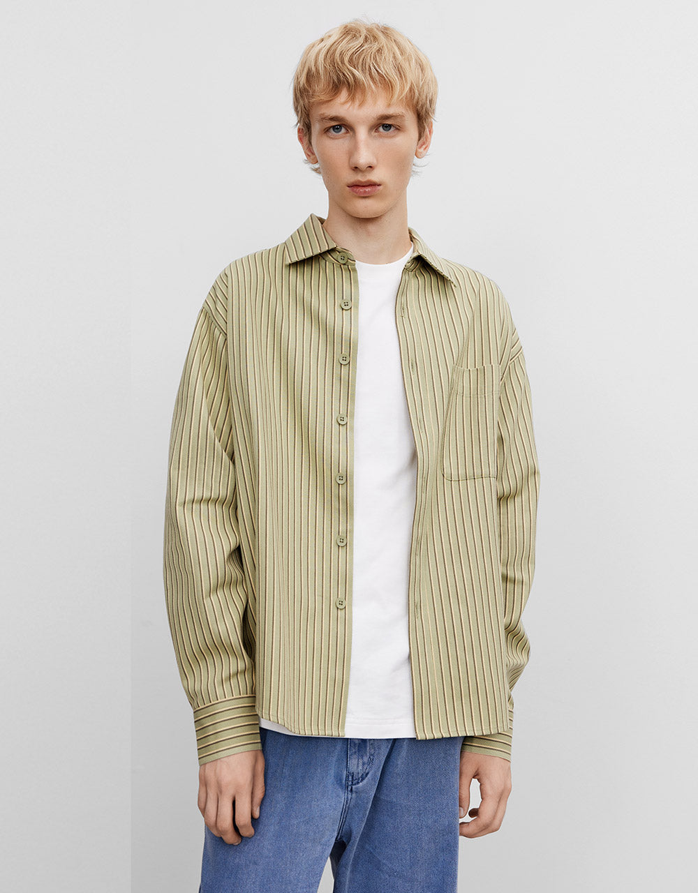 Striped Button Up Shirt